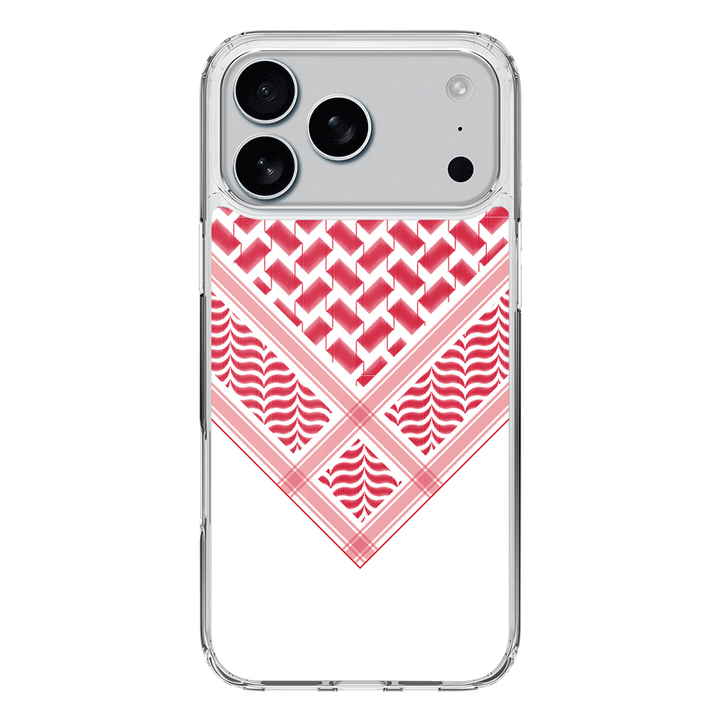 Apple iPhone 17 Pro Max / Clear MagSafe Custom Arab Shemagh, Phone Case - Stylizedd.com