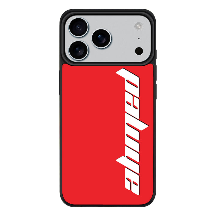 Apple iPhone 17 Pro Max / Rugged MagSafe Custom Text, Vertical Name Phone Case - Stylizedd.com