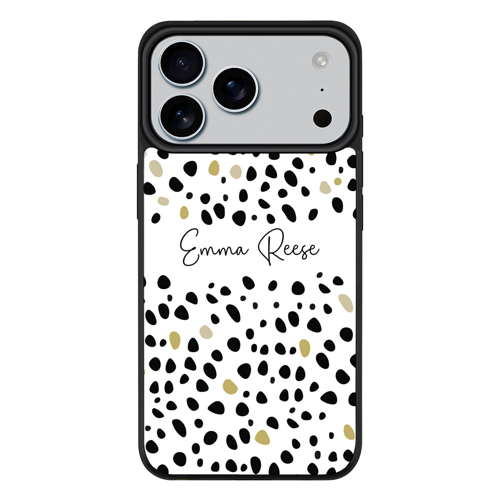 Apple iPhone 17 Pro Max / Rugged MagSafe Pebble Multi Color Custom Text, My Name Phone Case - Stylizedd.com