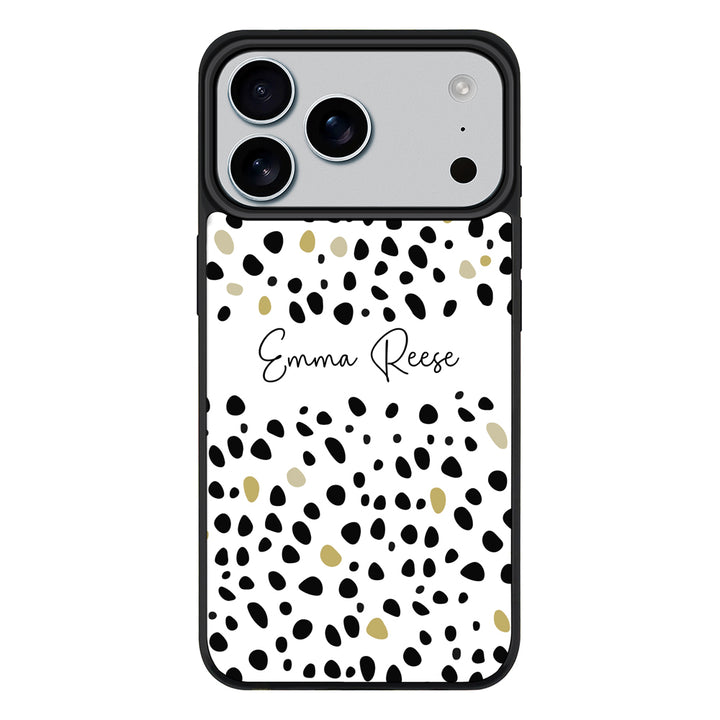 Apple iPhone 17 Pro Max / Rugged MagSafe Pebble Multi Color Custom Text, My Name Phone Case - Stylizedd.com