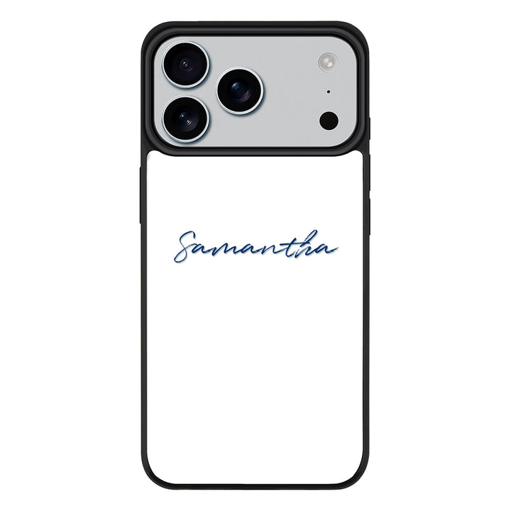Apple iPhone 17 Pro Max / Rugged MagSafe Custom Text, My Name Phone Case - Stylizedd.com
