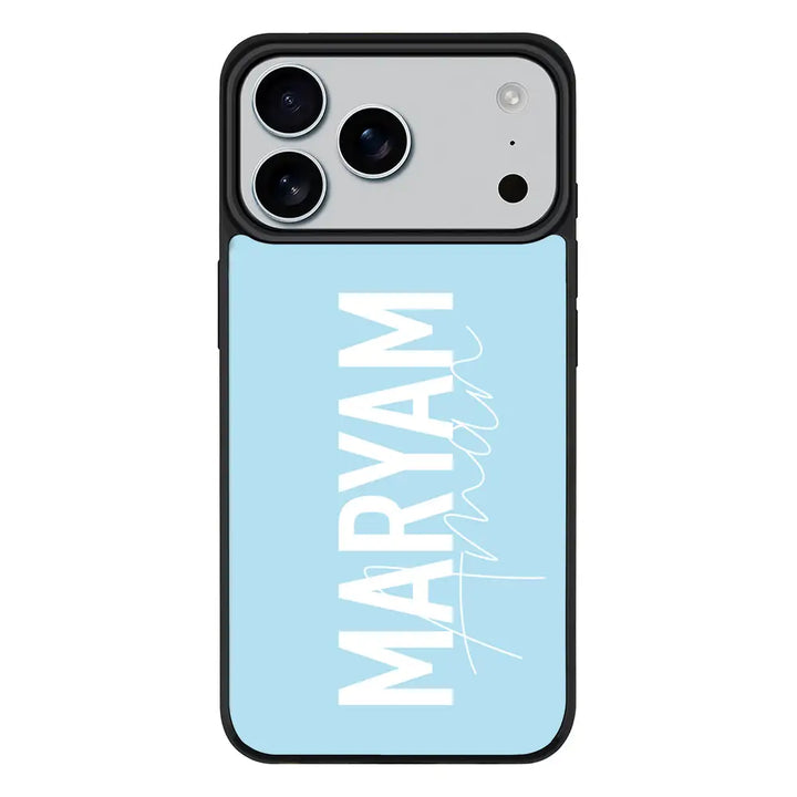 Apple iPhone 17 Pro Max / Rugged MagSafe Personalized Name Vertical, Phone Case - Stylizedd.com