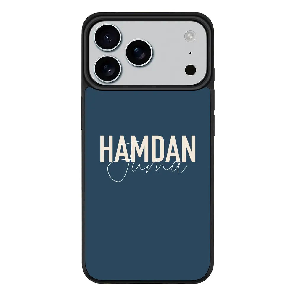 Apple iPhone 17 Pro Max / Rugged MagSafe Personalized Name Horizontal, Phone Case - Stylizedd.com