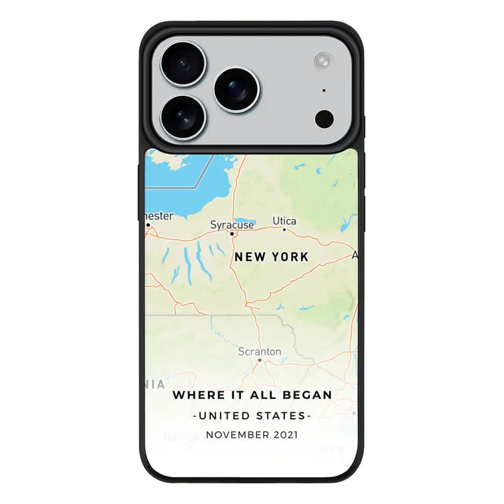 Apple iPhone 17 Pro Max / Rugged MagSafe Personalized map, Phone Case - Stylizedd.com