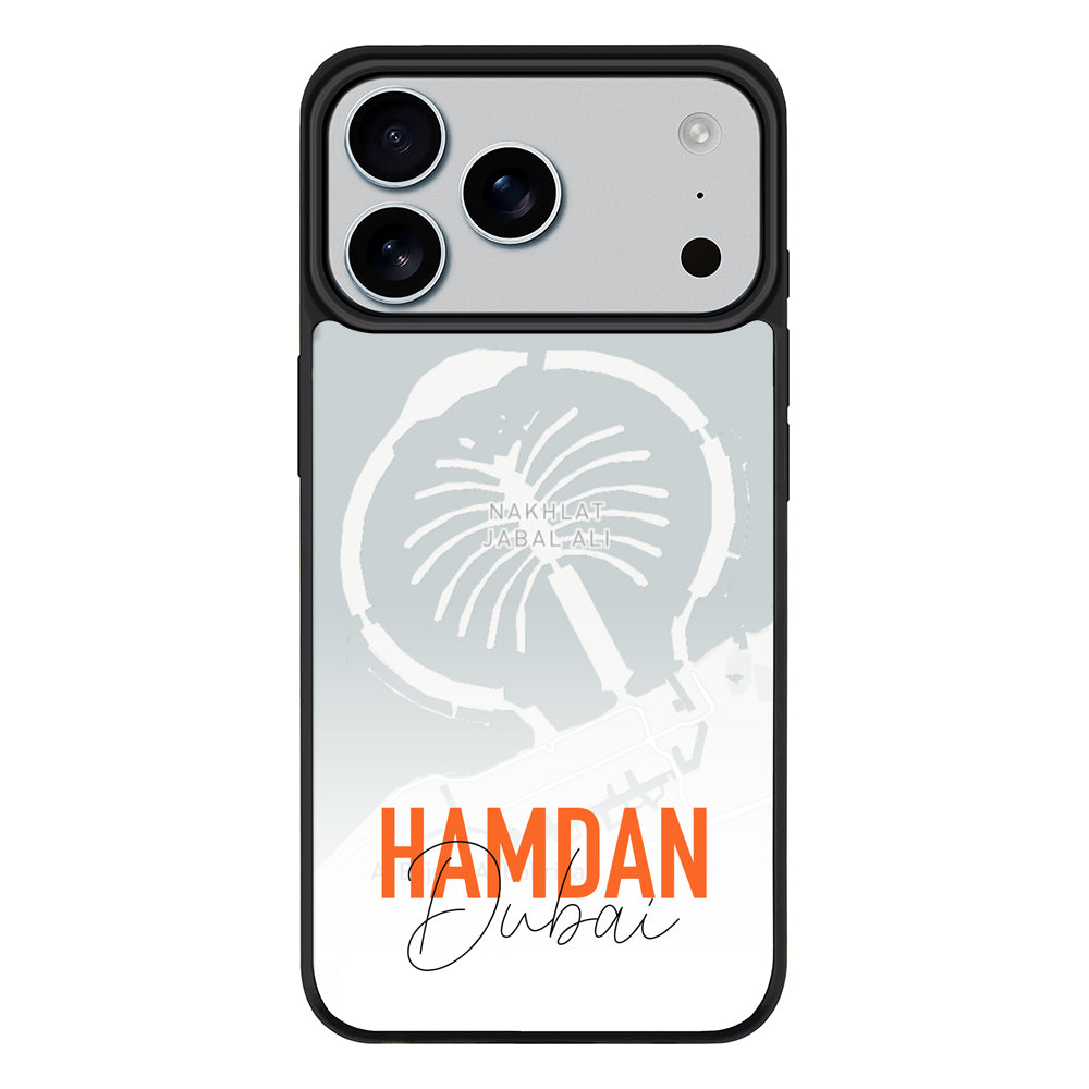 Apple iPhone 17 Pro Max / Rugged MagSafe Personalized Location Map & Name, Phone Case - Stylizedd.com