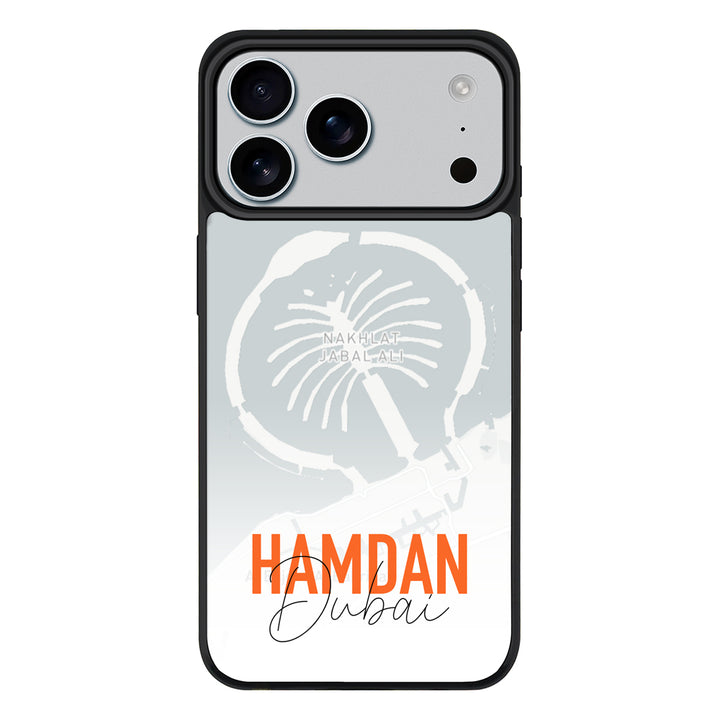 Apple iPhone 17 Pro Max / Rugged MagSafe Personalized Location Map & Name, Phone Case - Stylizedd.com