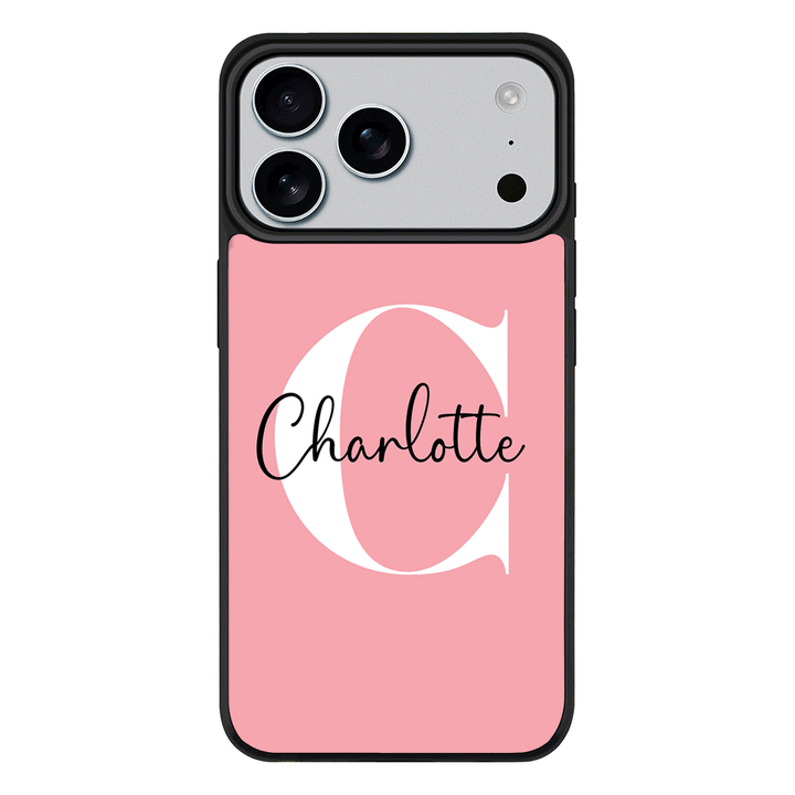 Apple iPhone 17 Pro Max / Rugged MagSafe Custom Monogram Large Initial Name & Letter, Phone Case - Stylizedd.com