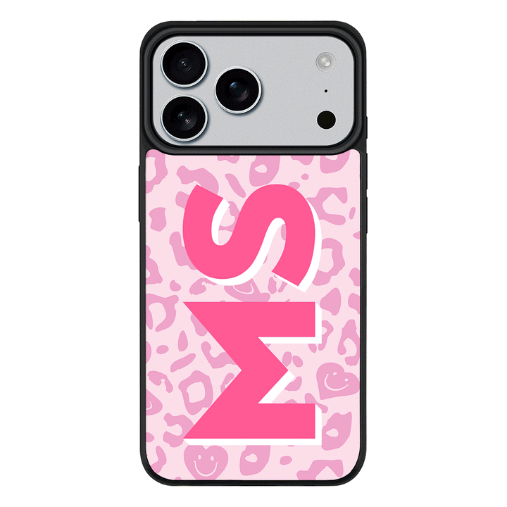 Apple iPhone 17 Pro Max / Rugged MagSafe Custom Monogram Initial 3D Shadow Text Seamless Pattern, Phone Case - Stylizedd.com