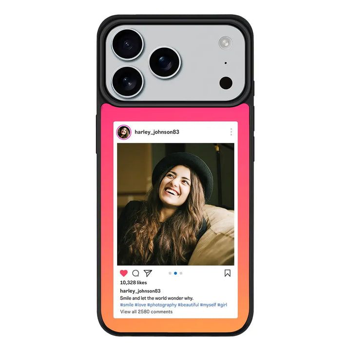 Apple iPhone 17 Pro Max / Rugged MagSafe Custom Photo Instagram Post Template, Phone Case - Stylizedd.com