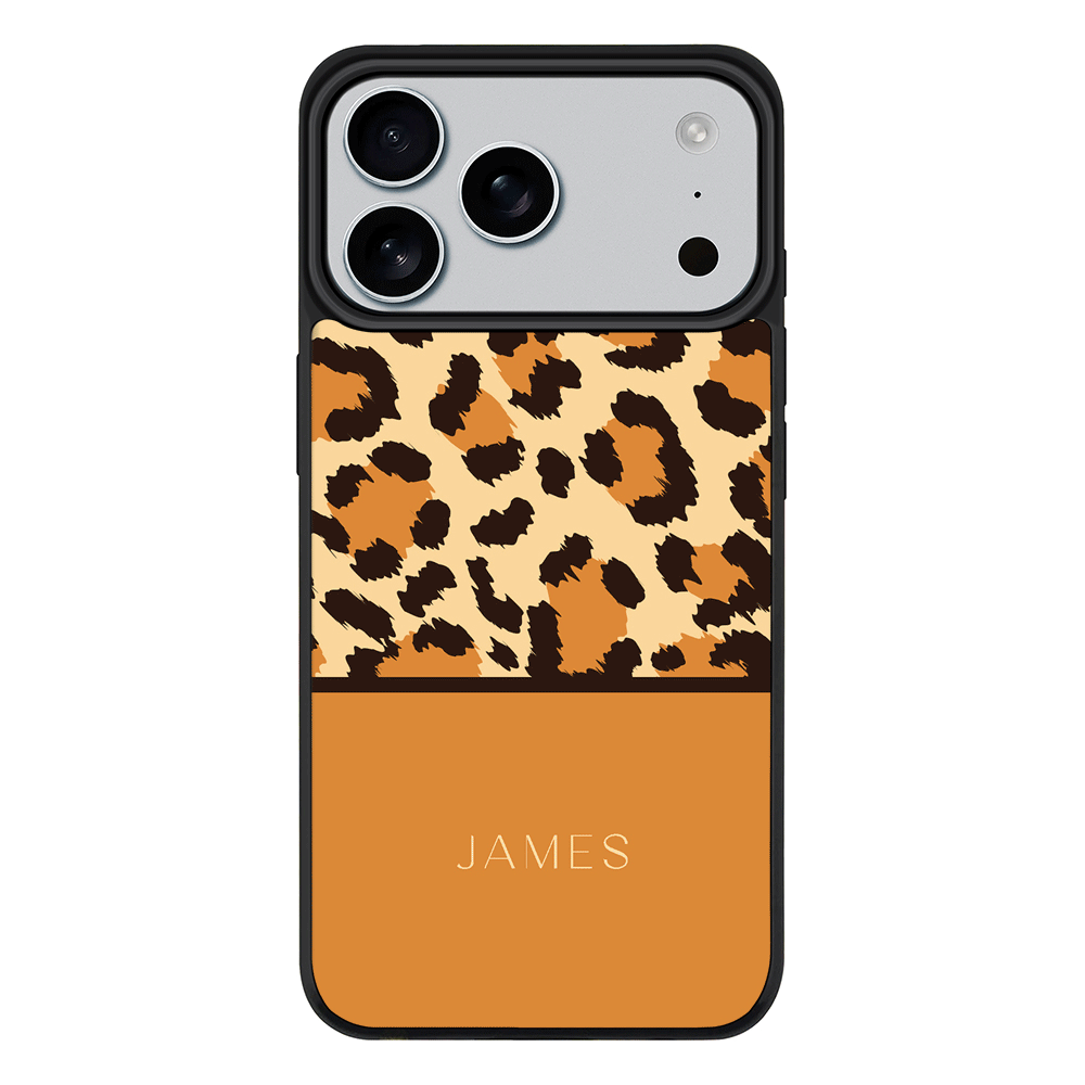 Apple iPhone 17 Pro Max / Rugged MagSafe Personalized Text Animal Skin Pattern, Phone Case - Stylizedd.com
