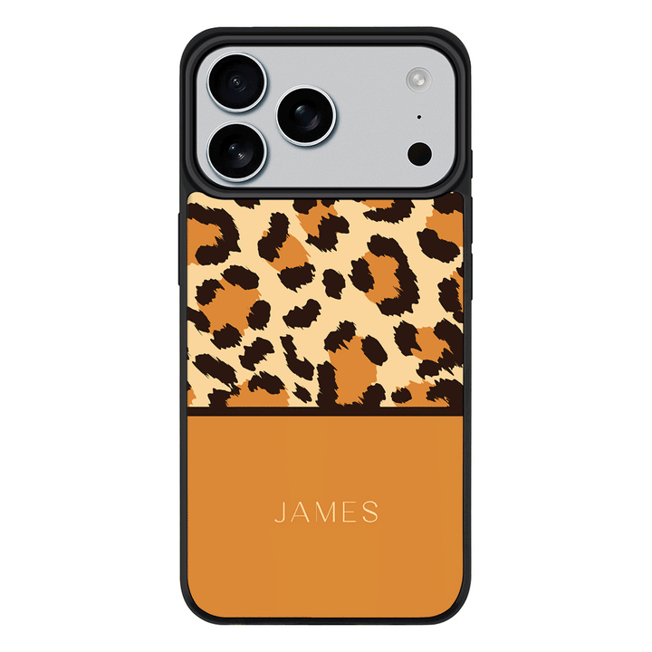 Apple iPhone 17 Pro Max / Rugged MagSafe Personalized Text Animal Skin Pattern, Phone Case - Stylizedd.com