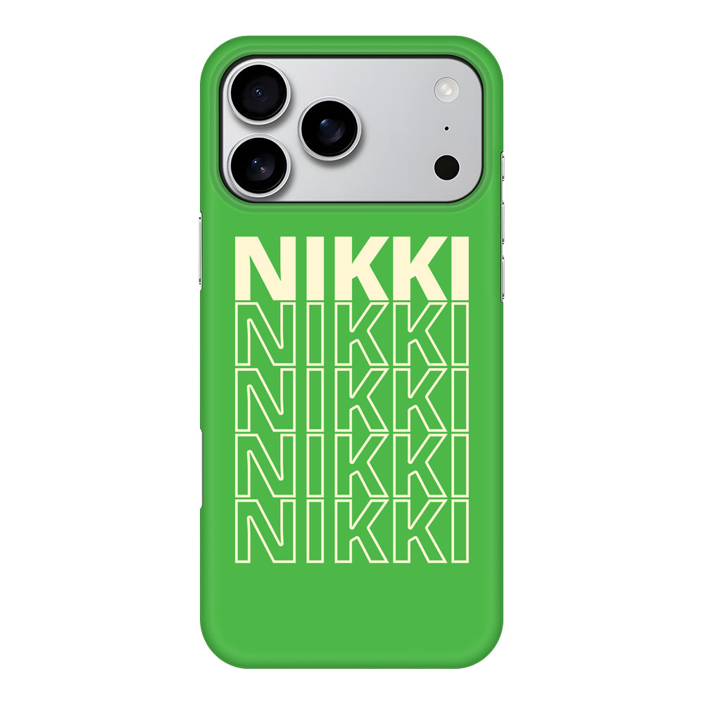 Apple iPhone 17 Pro Max / Snap MagSafe Repeated Monogram Phone Case - Stylizedd.com