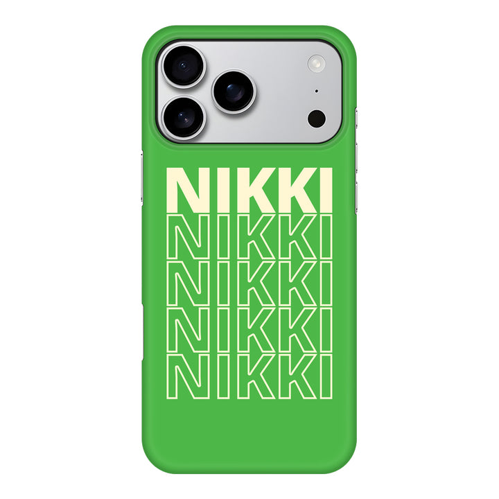 Apple iPhone 17 Pro Max / Snap MagSafe Repeated Monogram Phone Case - Stylizedd.com