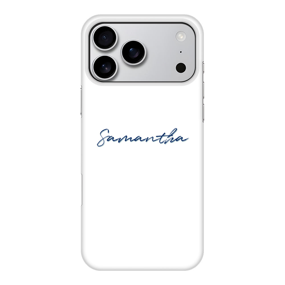 Apple iPhone 17 Pro Max / Snap MagSafe Custom Text, My Name Phone Case - Stylizedd.com