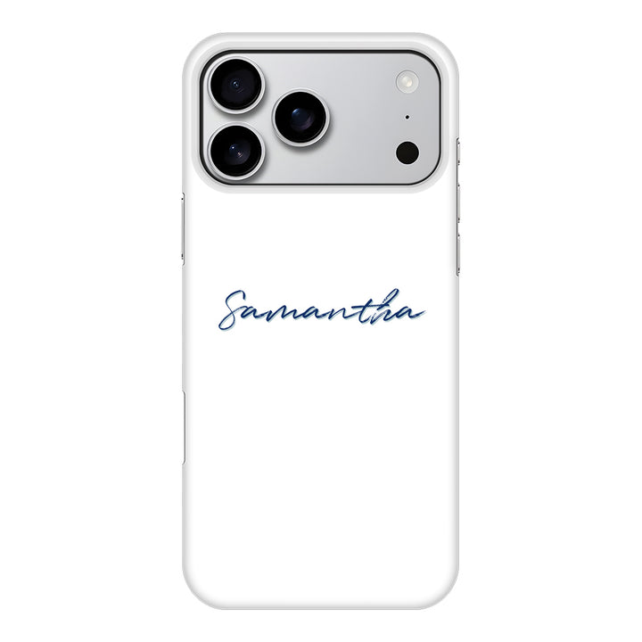 Apple iPhone 17 Pro Max / Snap MagSafe Custom Text, My Name Phone Case - Stylizedd.com
