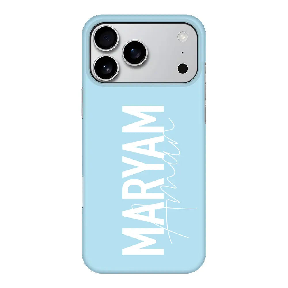 Apple iPhone 17 Pro Max / Snap MagSafe Personalized Name Vertical, Phone Case - Stylizedd.com