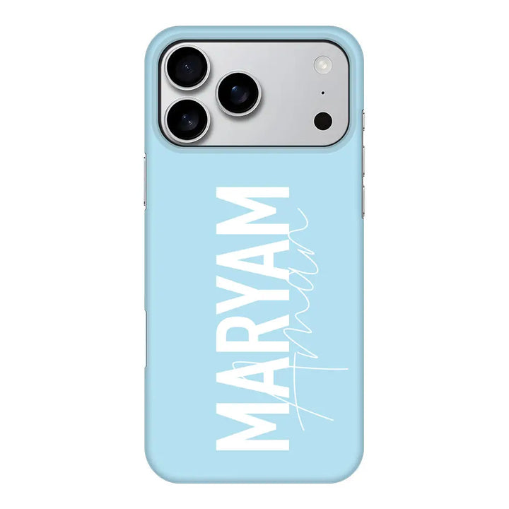 Apple iPhone 17 Pro Max / Snap MagSafe Personalized Name Vertical, Phone Case - Stylizedd.com