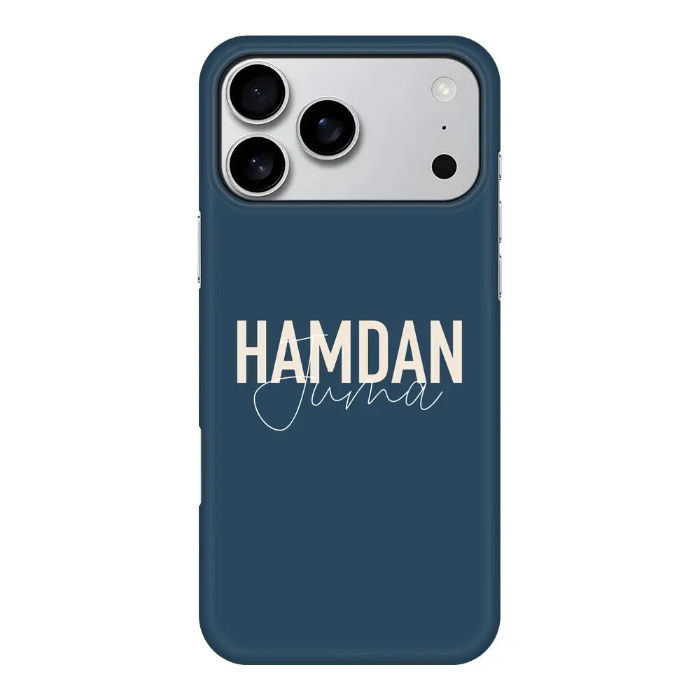 Apple iPhone 17 Pro Max / Snap MagSafe Personalized Name Horizontal, Phone Case - Stylizedd.com