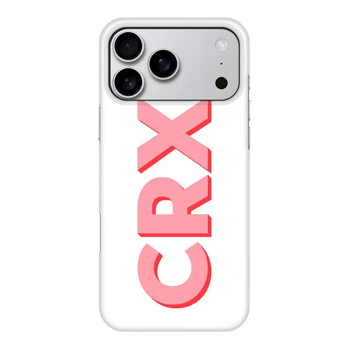 Apple iPhone 17 Pro Max / Snap MagSafe Personalized Monogram Initial 3D Shadow Text Phone Case - Stylizedd.com