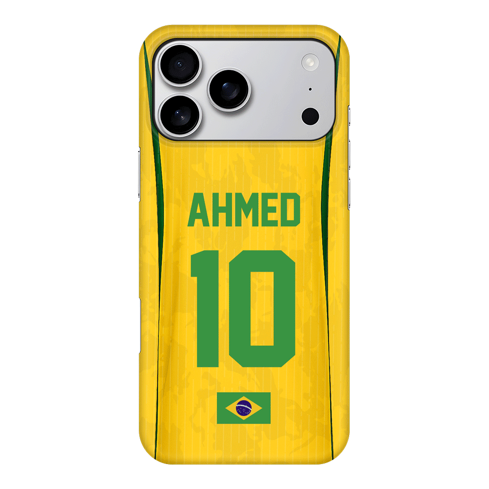 Apple iPhone 17 Pro Max / Snap MagSafe Personalized Football Jersey Phone Case Custom Name & Number - Stylizedd.com