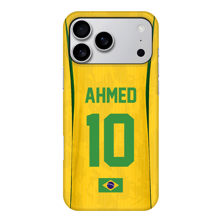 Apple iPhone 17 Pro Max / Snap MagSafe Personalized Football Jersey Phone Case Custom Name & Number - Stylizedd.com