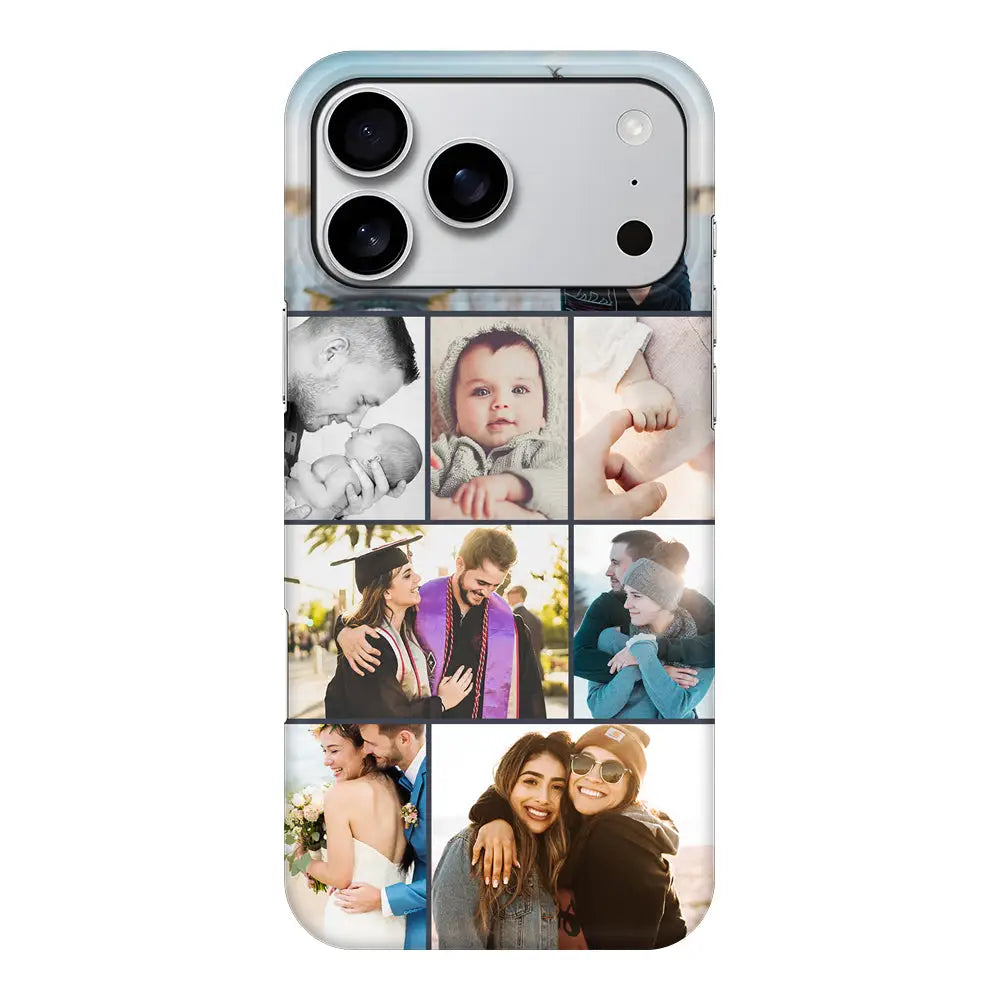 Apple iPhone 17 Pro Max / Snap MagSafe Personalised Photo Collage Grid Phone Case - Stylizedd.com