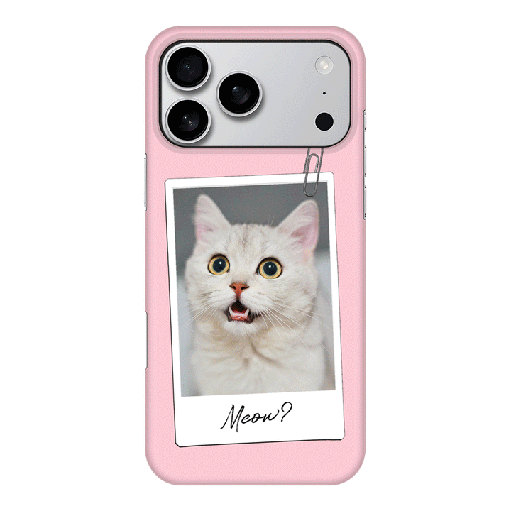 Apple iPhone 17 Pro Max / Snap MagSafe Polaroid Photo Pet Cat, Phone Case - Stylizedd.com
