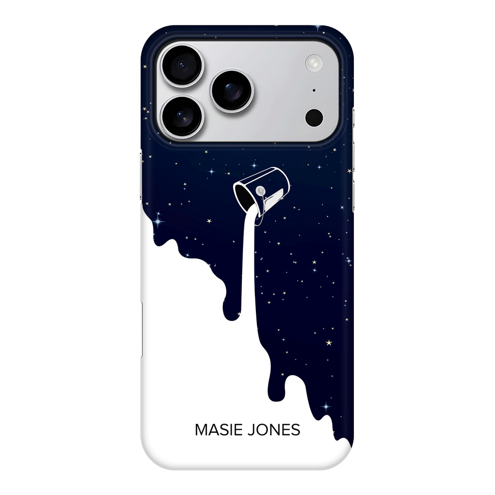 Apple iPhone 17 Pro Max / Snap MagSafe Personalized Name Milky Way, Phone Case - Stylizedd.com