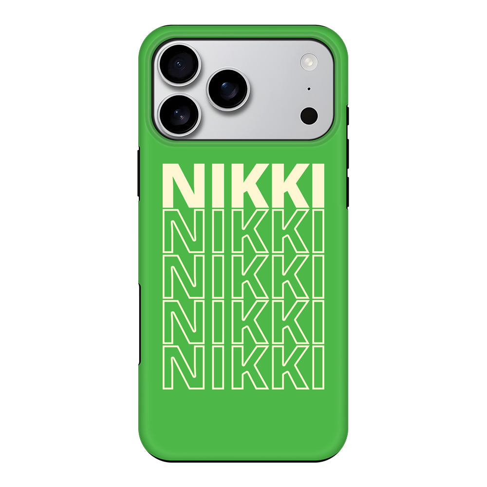 Apple iPhone 17 Pro Max / Tough MagSafe Repeated Monogram Phone Case - Stylizedd.com