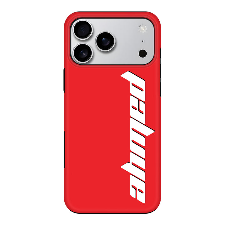Apple iPhone 17 Pro Max / Tough MagSafe Custom Text, Vertical Name Phone Case - Stylizedd.com
