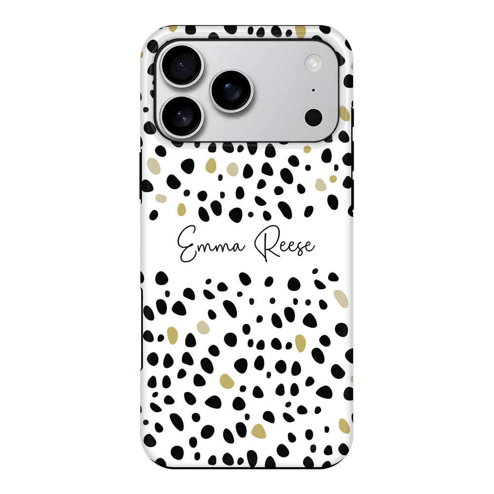Apple iPhone 17 Pro Max / Tough MagSafe Pebble Multi Color Custom Text, My Name Phone Case - Stylizedd.com