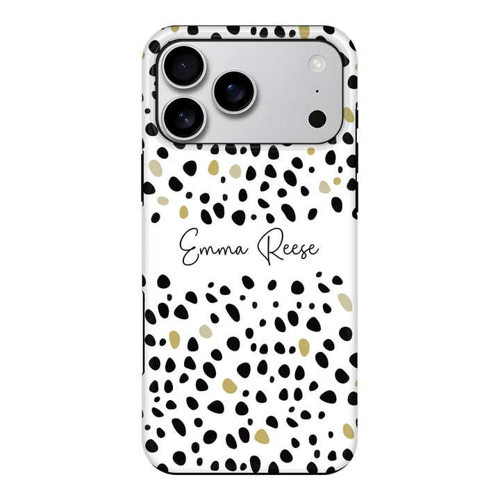 Apple iPhone 17 Pro Max / Tough MagSafe Pebble Multi Color Custom Text, My Name Phone Case - Stylizedd.com
