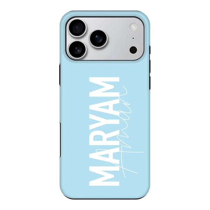 Apple iPhone 17 Pro Max / Tough MagSafe Personalized Name Vertical, Phone Case - Stylizedd.com