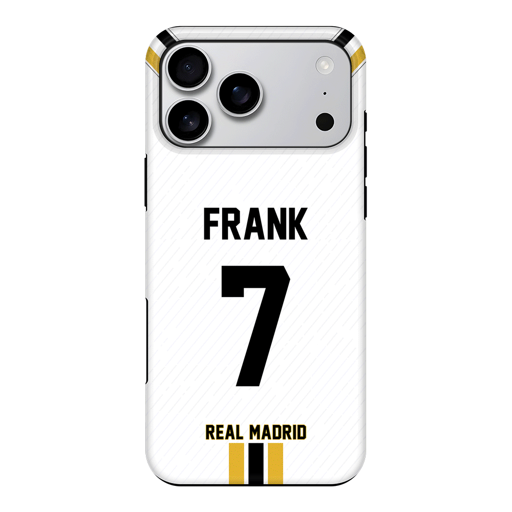 Apple iPhone 17 Pro Max / Tough MagSafe Personalized Football Clubs Jersey Phone Case Custom Name & Number - Stylizedd.com