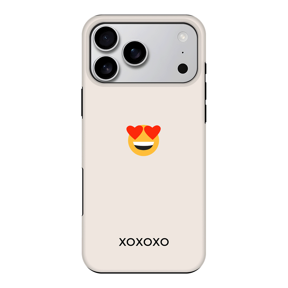 Apple iPhone 17 Pro Max / Tough MagSafe Custom Text Emojis Emoticons, Phone Case - Stylizedd.com