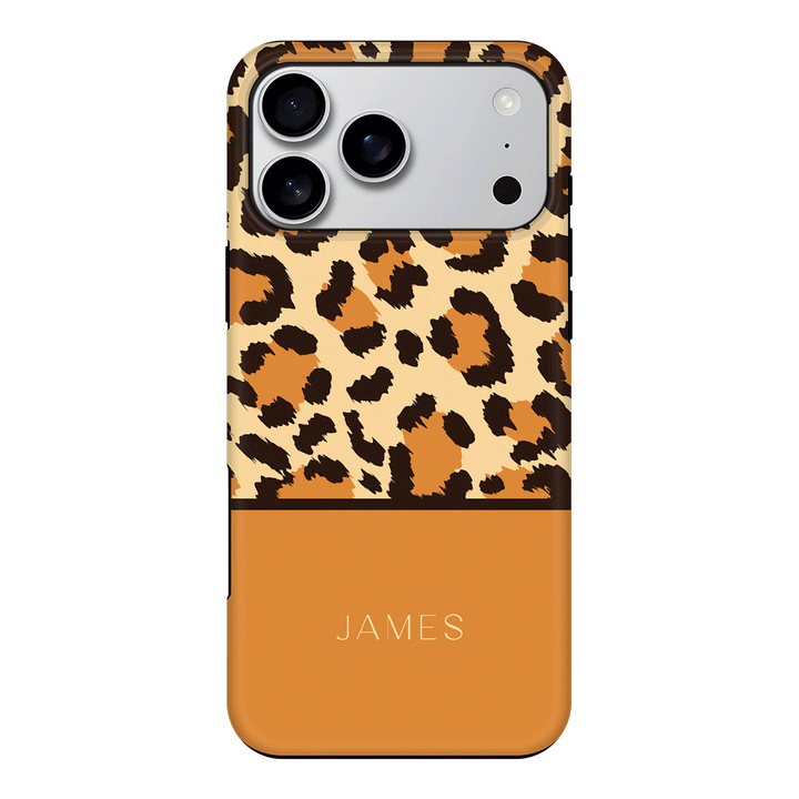 Apple iPhone 17 Pro Max / Tough MagSafe Personalized Text Animal Skin Pattern, Phone Case - Stylizedd.com