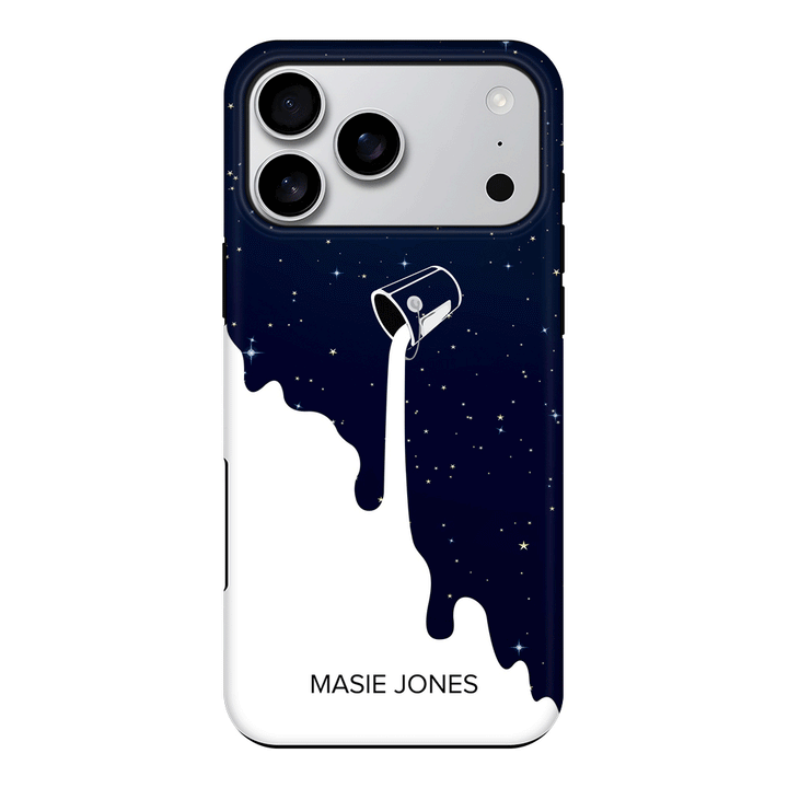 Apple iPhone 17 Pro Max / Tough MagSafe Personalized Name Milky Way, Phone Case - Stylizedd.com