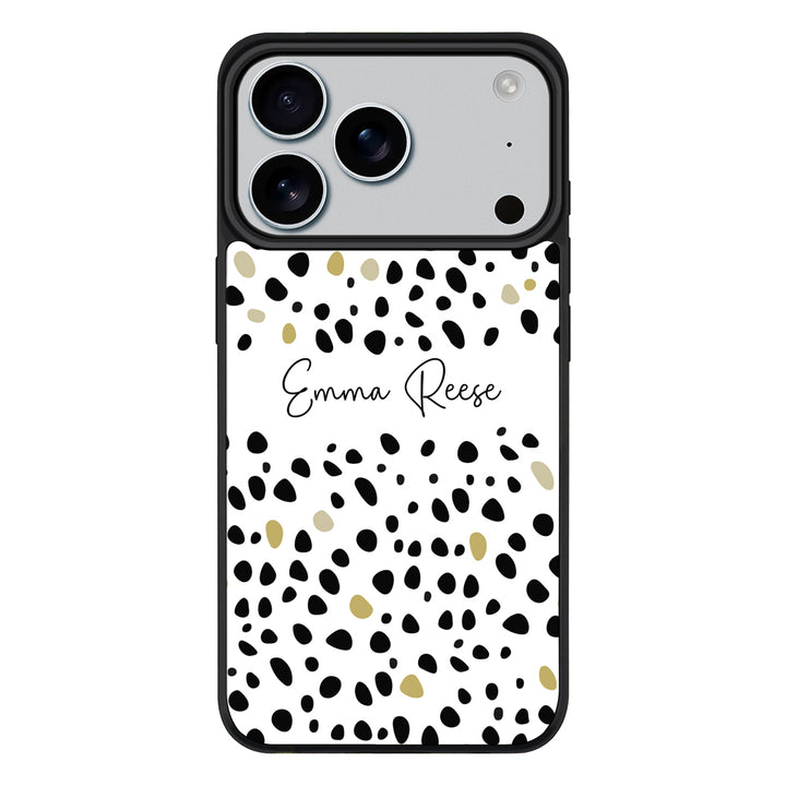 Apple iPhone 17 Pro / Rugged MagSafe Pebble Multi Color Custom Text, My Name Phone Case - Stylizedd.com