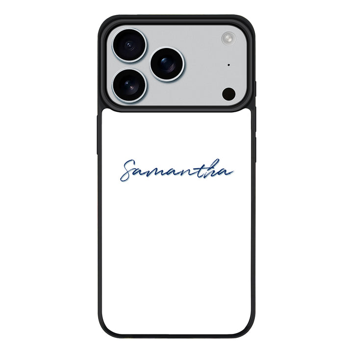 Apple iPhone 17 Pro / Rugged MagSafe Custom Text, My Name Phone Case - Stylizedd.com