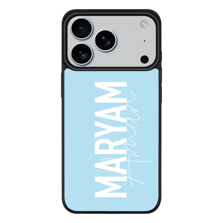 Apple iPhone 17 Pro / Rugged MagSafe Personalized Name Vertical, Phone Case - Stylizedd.com