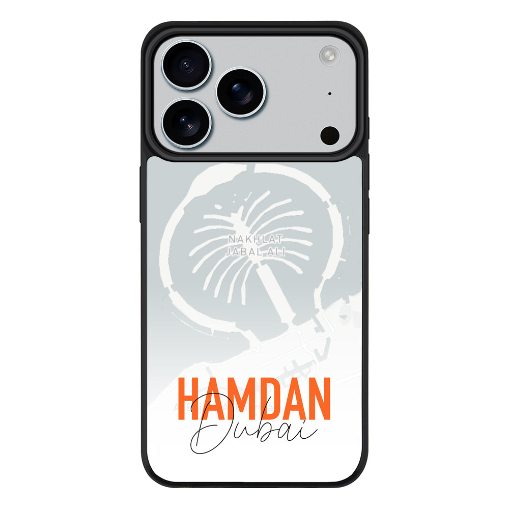 Apple iPhone 17 Pro / Rugged MagSafe Personalized Location Map & Name, Phone Case - Stylizedd.com