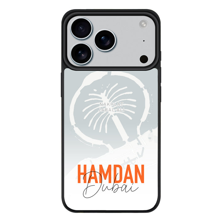 Apple iPhone 17 Pro / Rugged MagSafe Personalized Location Map & Name, Phone Case - Stylizedd.com