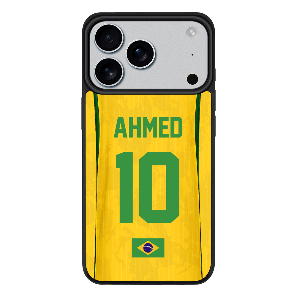 Apple iPhone 17 Pro / Rugged MagSafe Personalized Football Jersey Phone Case Custom Name & Number - Stylizedd.com