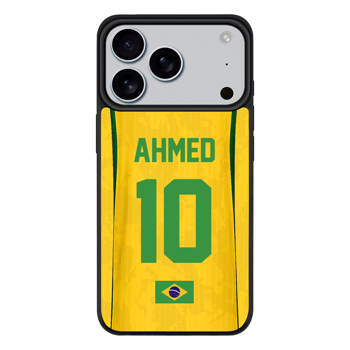 Apple iPhone 17 Pro / Rugged MagSafe Personalized Football Jersey Phone Case Custom Name & Number - Stylizedd.com