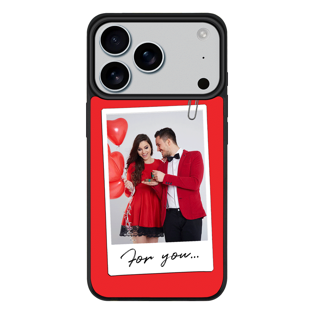 Apple iPhone 17 Pro / Rugged MagSafe Personalized Polaroid Photo Valentine, Phone Case - Stylizedd.com