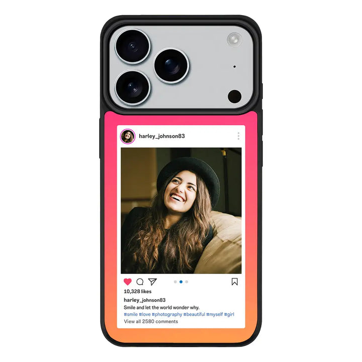 Apple iPhone 17 Pro / Rugged MagSafe Custom Photo Instagram Post Template, Phone Case - Stylizedd.com