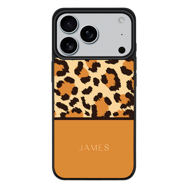 Apple iPhone 17 Pro / Rugged MagSafe Personalized Text Animal Skin Pattern, Phone Case - Stylizedd.com