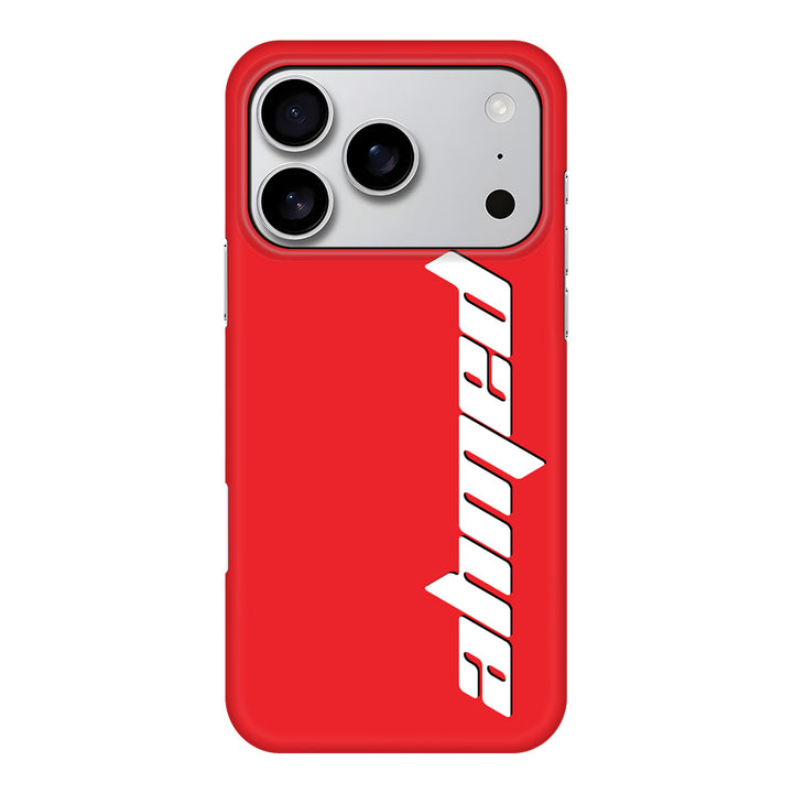 Apple iPhone 17 Pro / Snap MagSafe Custom Text, Vertical Name Phone Case - Stylizedd.com