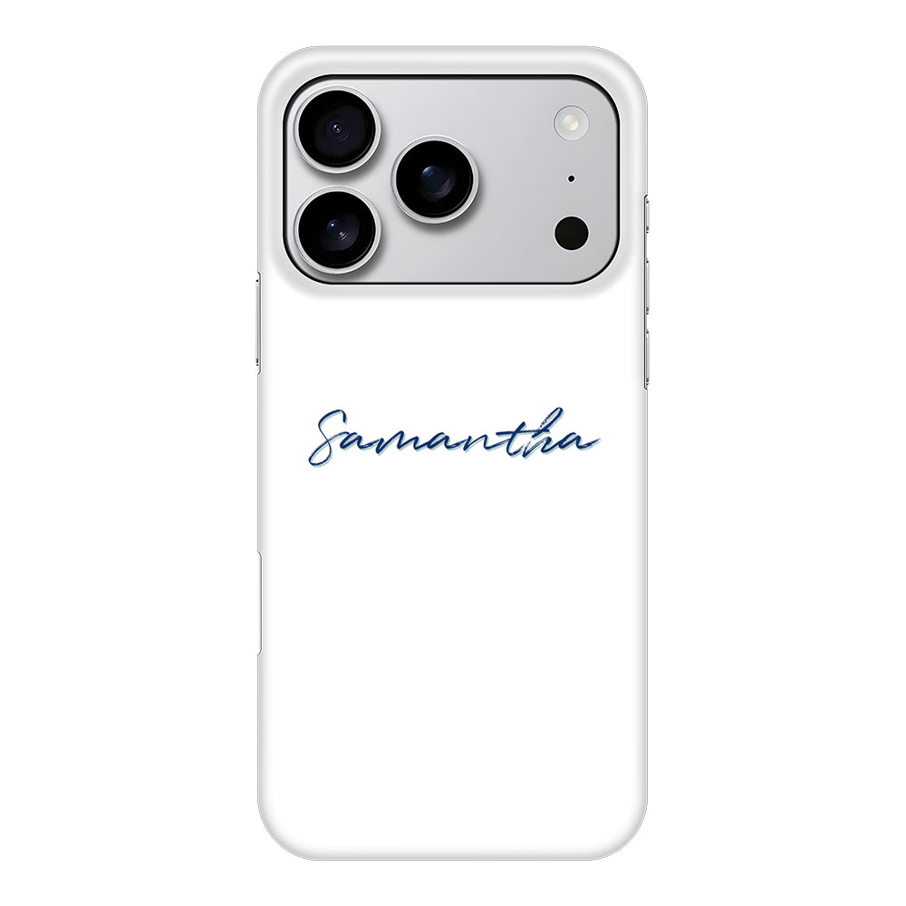 Apple iPhone 17 Pro / Snap MagSafe Custom Text, My Name Phone Case - Stylizedd.com