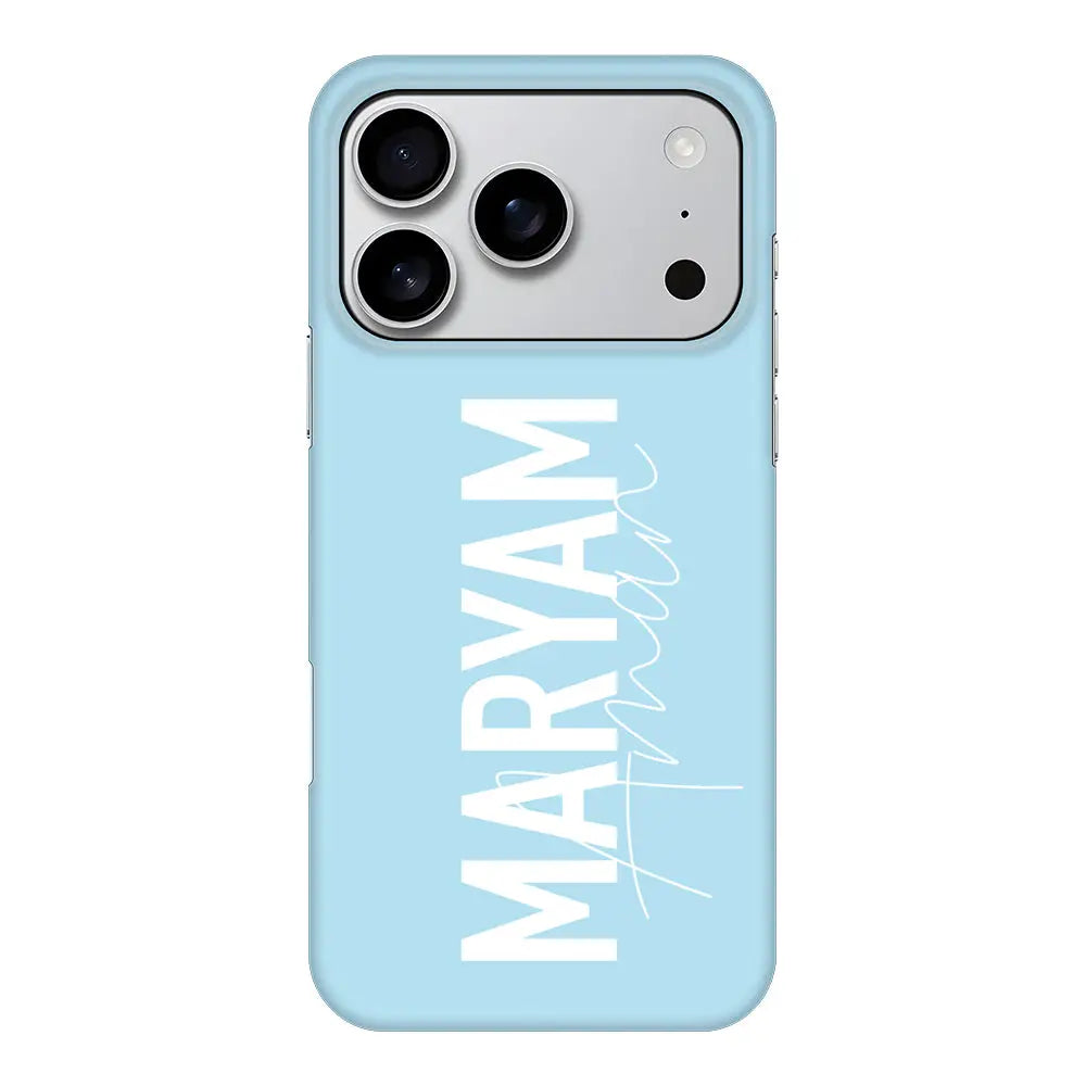 Apple iPhone 17 Pro / Snap MagSafe Personalized Name Vertical, Phone Case - Stylizedd.com